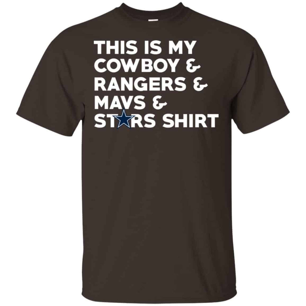 This Is My Cowboys & Rangers & Mavs & Stars Shirt Shirt, Hoodie, Tank