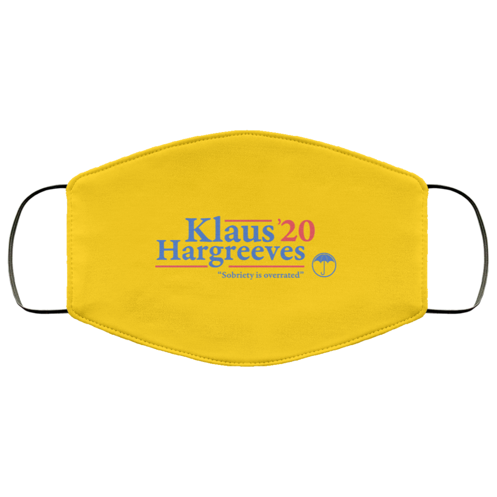 Klaus Hargreeves 2020 Sobriety Is Overrated Face Mask