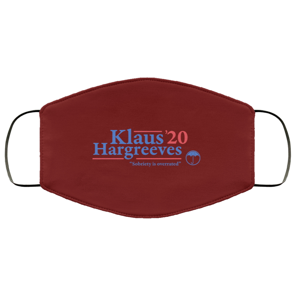 Klaus Hargreeves 2020 Sobriety Is Overrated Face Mask
