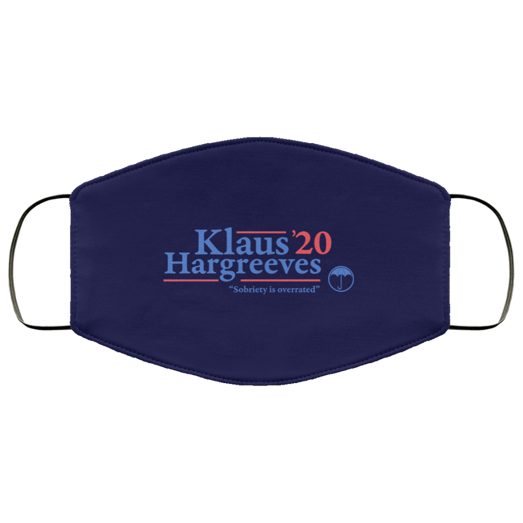 Klaus Hargreeves 2020 Sobriety Is Overrated Face Mask