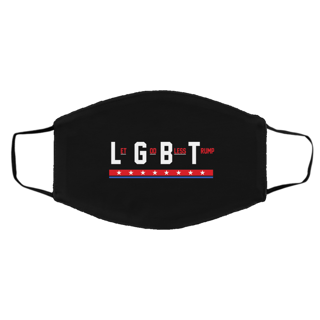 LGBT Let God Bless Trump Face Mask