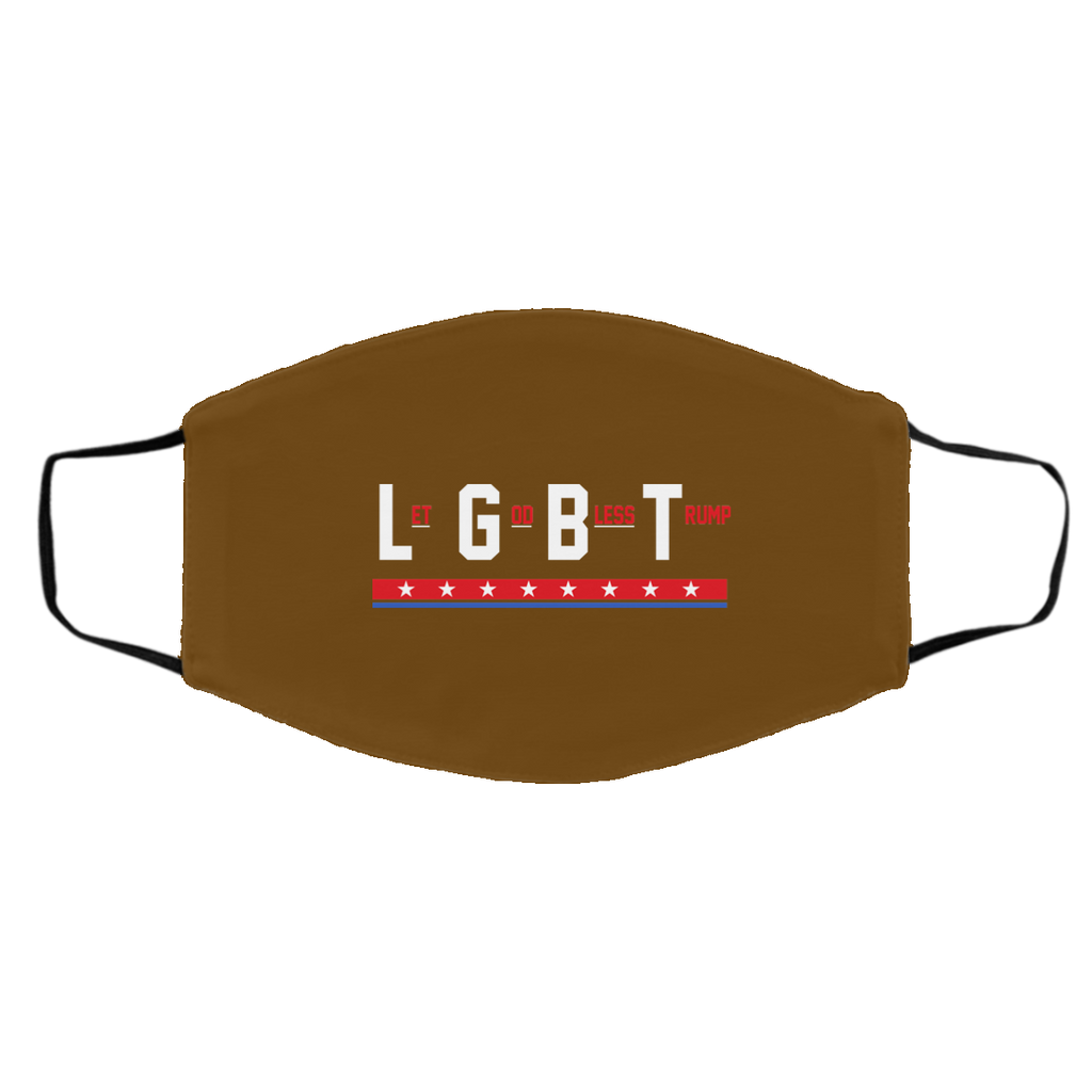 LGBT Let God Bless Trump Face Mask