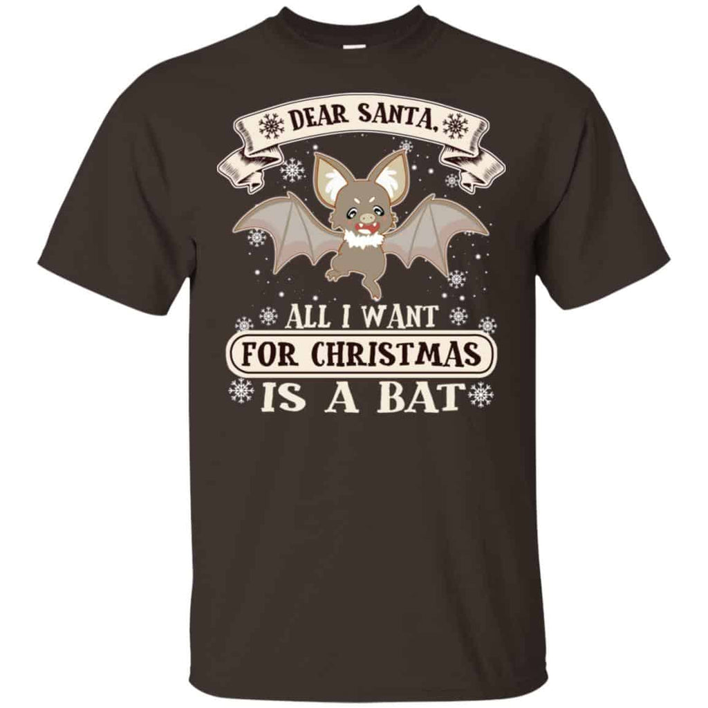 Dear Santa All I Want For Christmas Is A Bat T-Shirts, Hoodie, Sweater