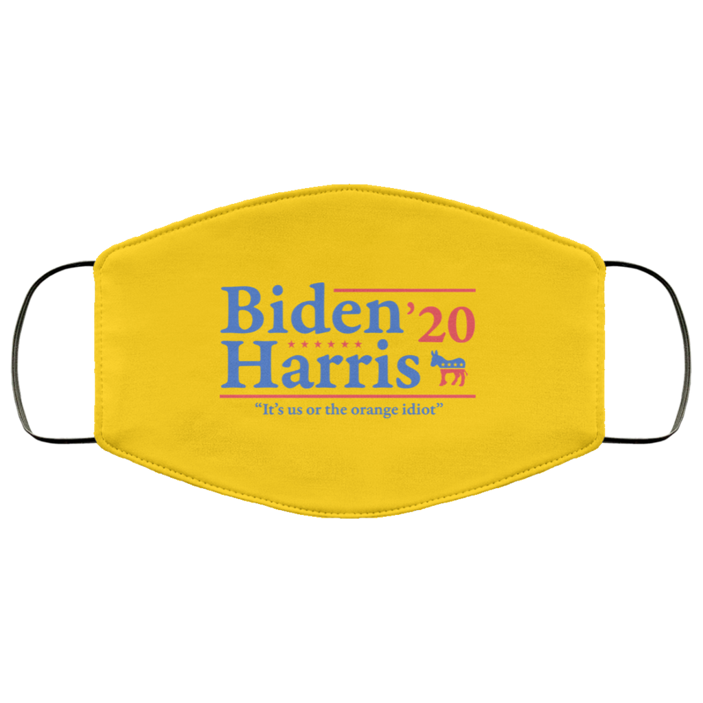 Joe Biden Kamala Harris 2020 It’s Us Or The Orange idiot Face Mask