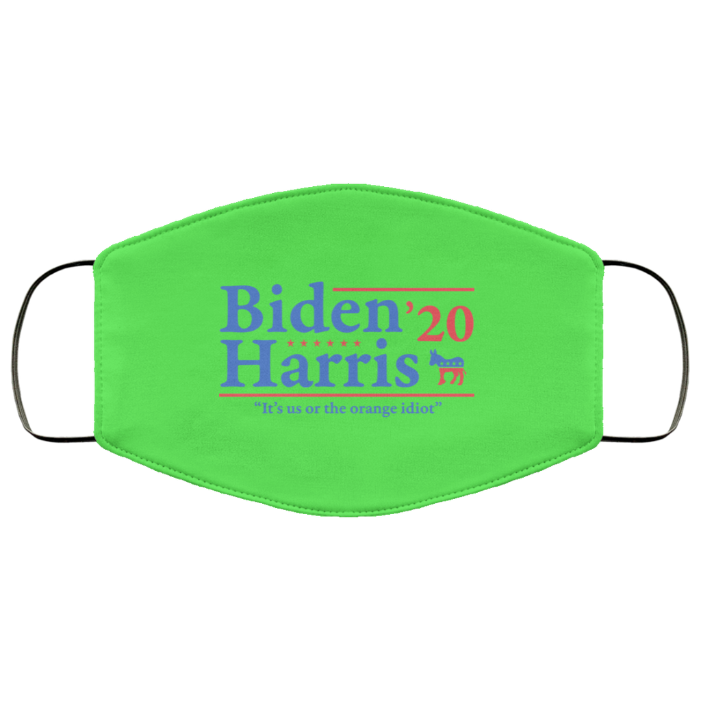 Joe Biden Kamala Harris 2020 It’s Us Or The Orange idiot Face Mask