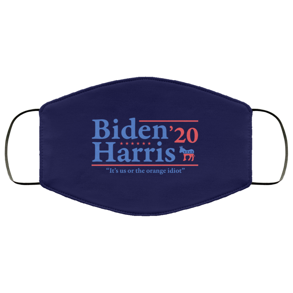 Joe Biden Kamala Harris 2020 It’s Us Or The Orange idiot Face Mask