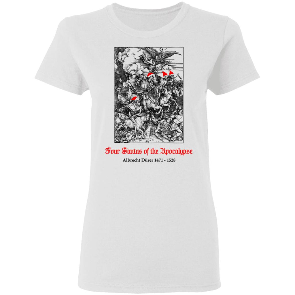 Four Santas Of The Apocalypse Albrecht Dürer 1471 1528 Shirt, Hoodie, Tank