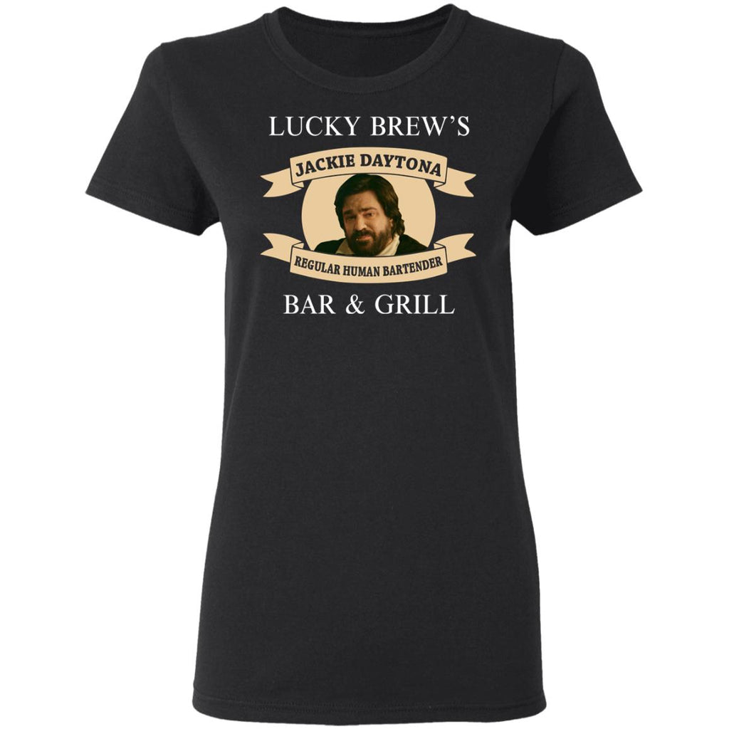 Lucky Brew’s Bar & Grill Regular Human Bartender Shirt, Hoodie, Tank