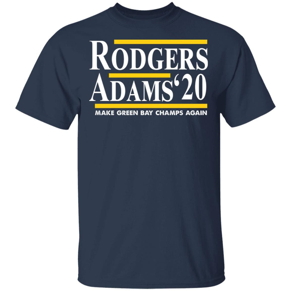 Rodgers Adam’s 2020 Make Green Bay Champs Again Shirt, Hoodie, Tank