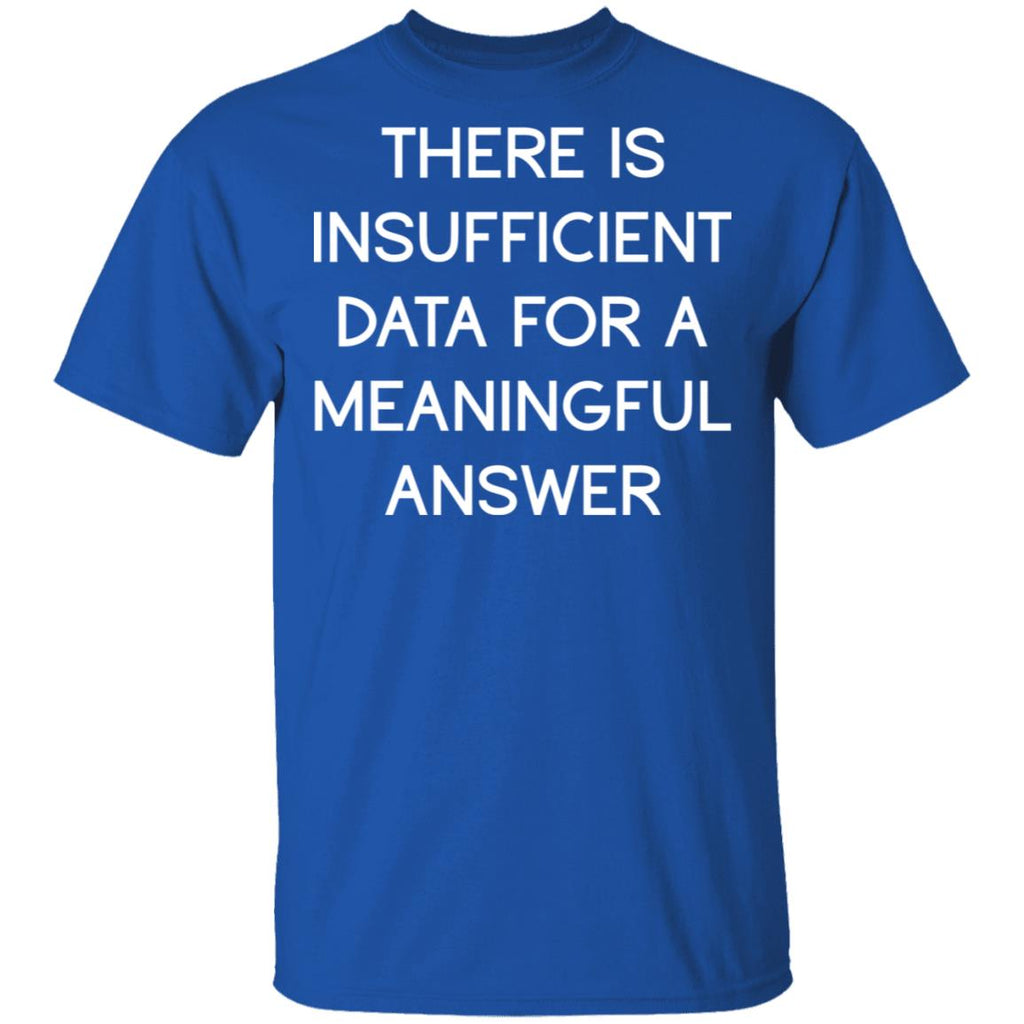 There Is Insufficient Data For A Meaningful Answer Shirt, Hoodie, Tank