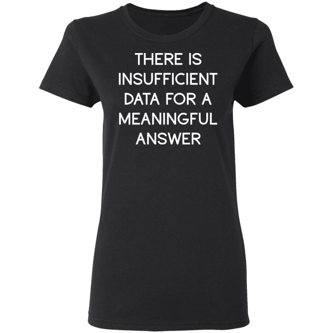 There Is Insufficient Data For A Meaningful Answer Shirt, Hoodie, Tank
