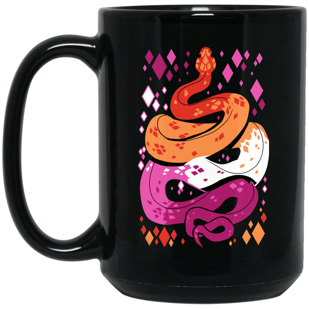Pride Snakes Lesbian Mug