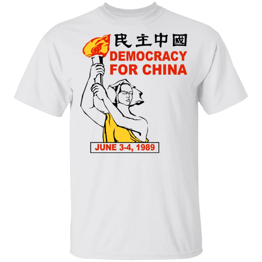 Democracy For China June 3-4 1989 Shirt, Hoodie, Tank
