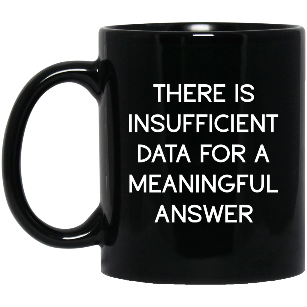 There Is Insufficient Data For A Meaningful Answer Mug