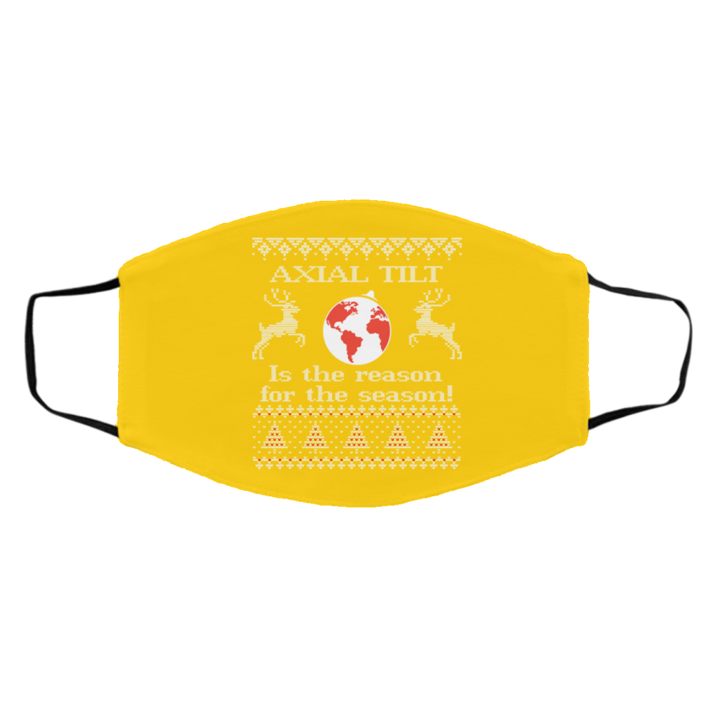 Axial Tilt Is The Reason For The Season Face Mask