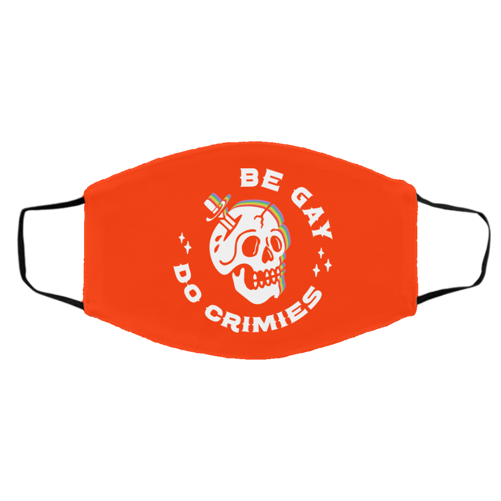 Skull Be Gay Do Crimes LGBT Face Mask