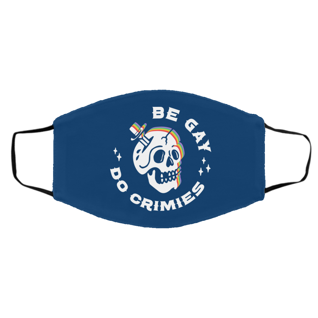 Skull Be Gay Do Crimes LGBT Face Mask