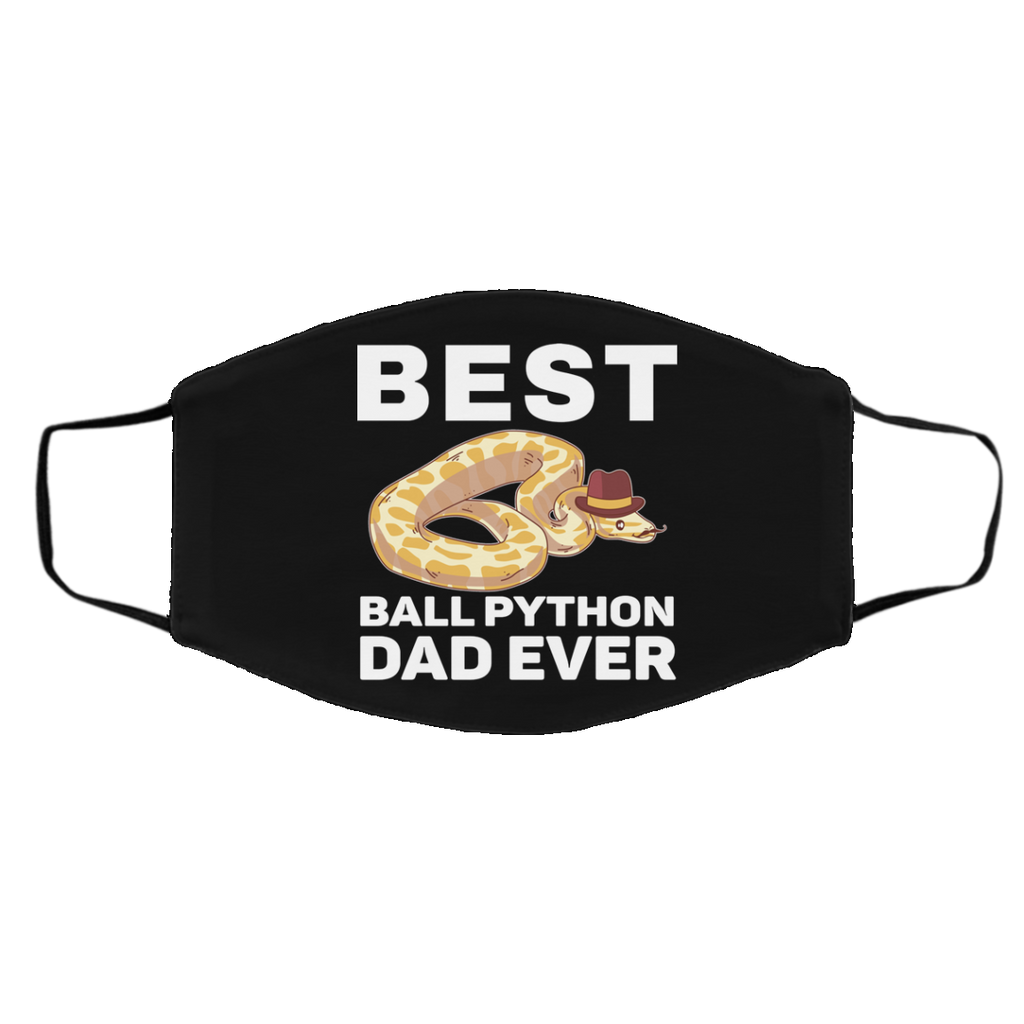 Ball Python Dad Beard Mustache Pet Snake Face Mask