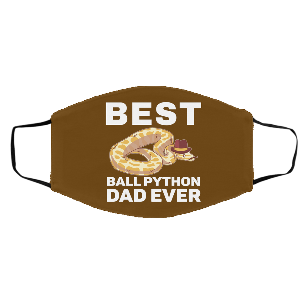 Ball Python Dad Beard Mustache Pet Snake Face Mask
