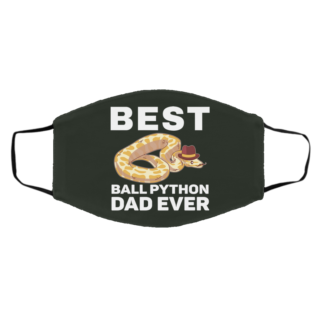 Ball Python Dad Beard Mustache Pet Snake Face Mask
