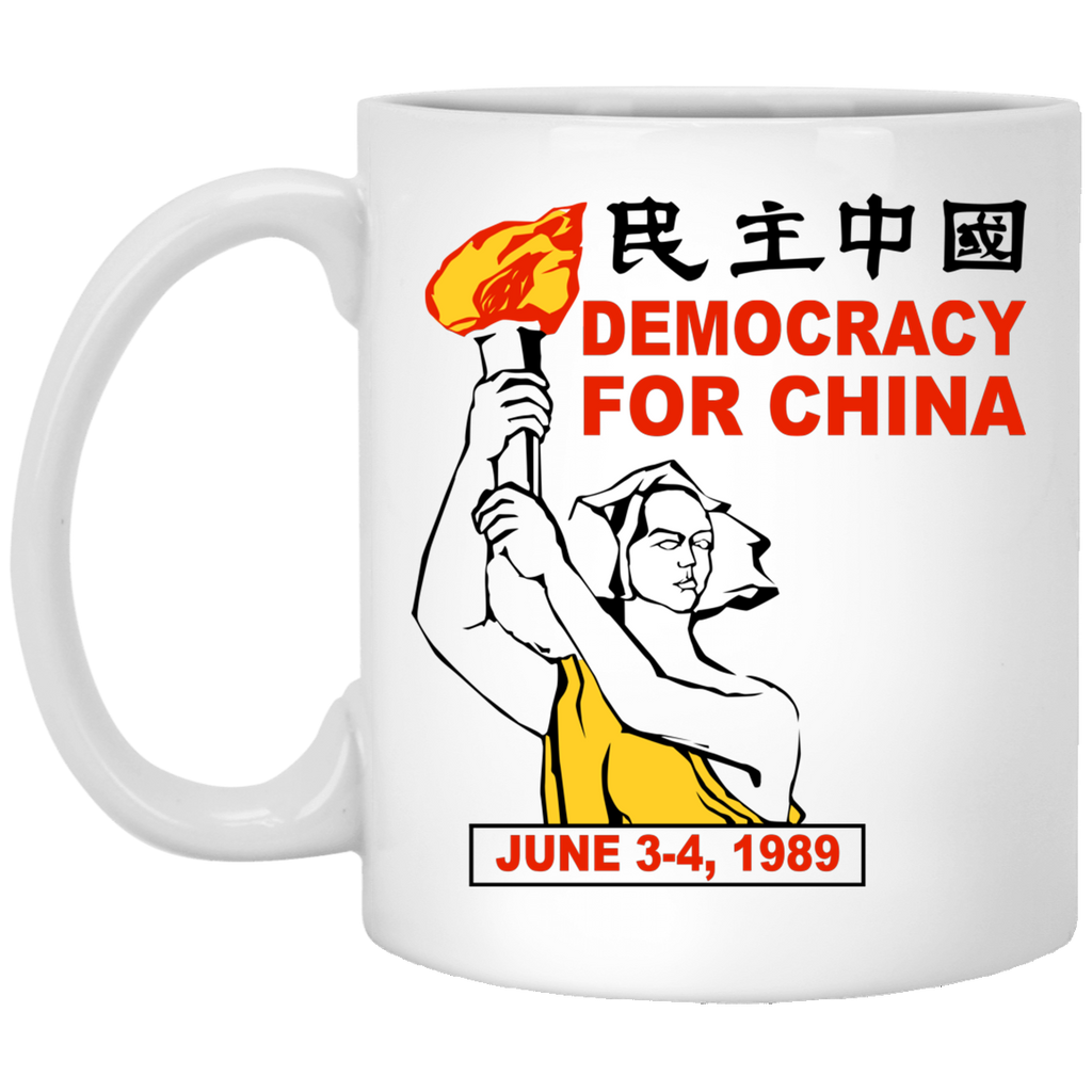 Democracy For China June 3-4 1989 Mug