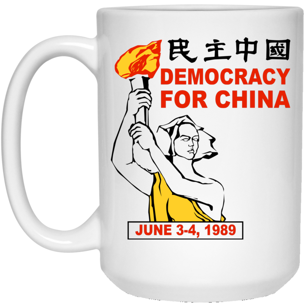 Democracy For China June 3-4 1989 Mug