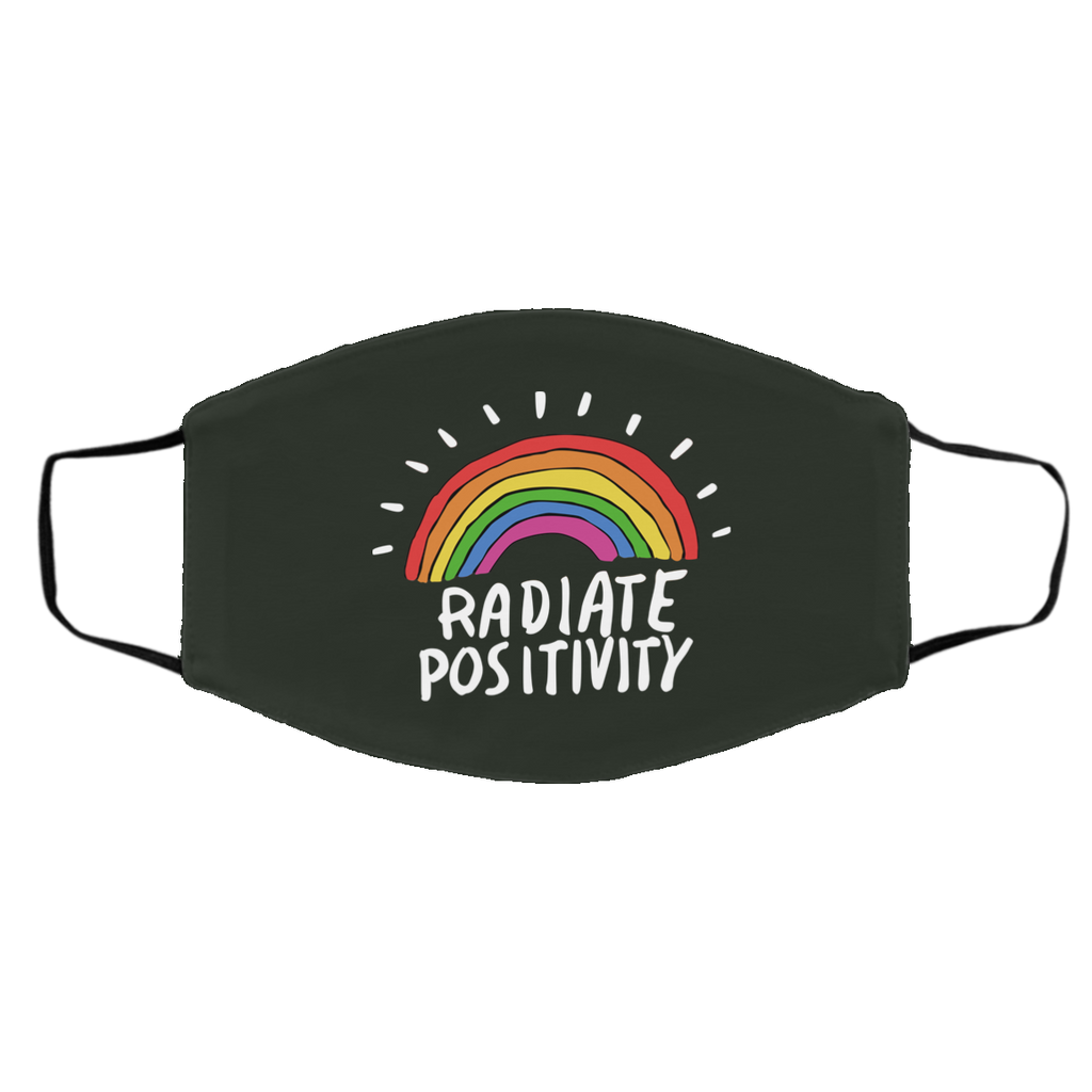 Radiate Positivity Rainbow Face Mask