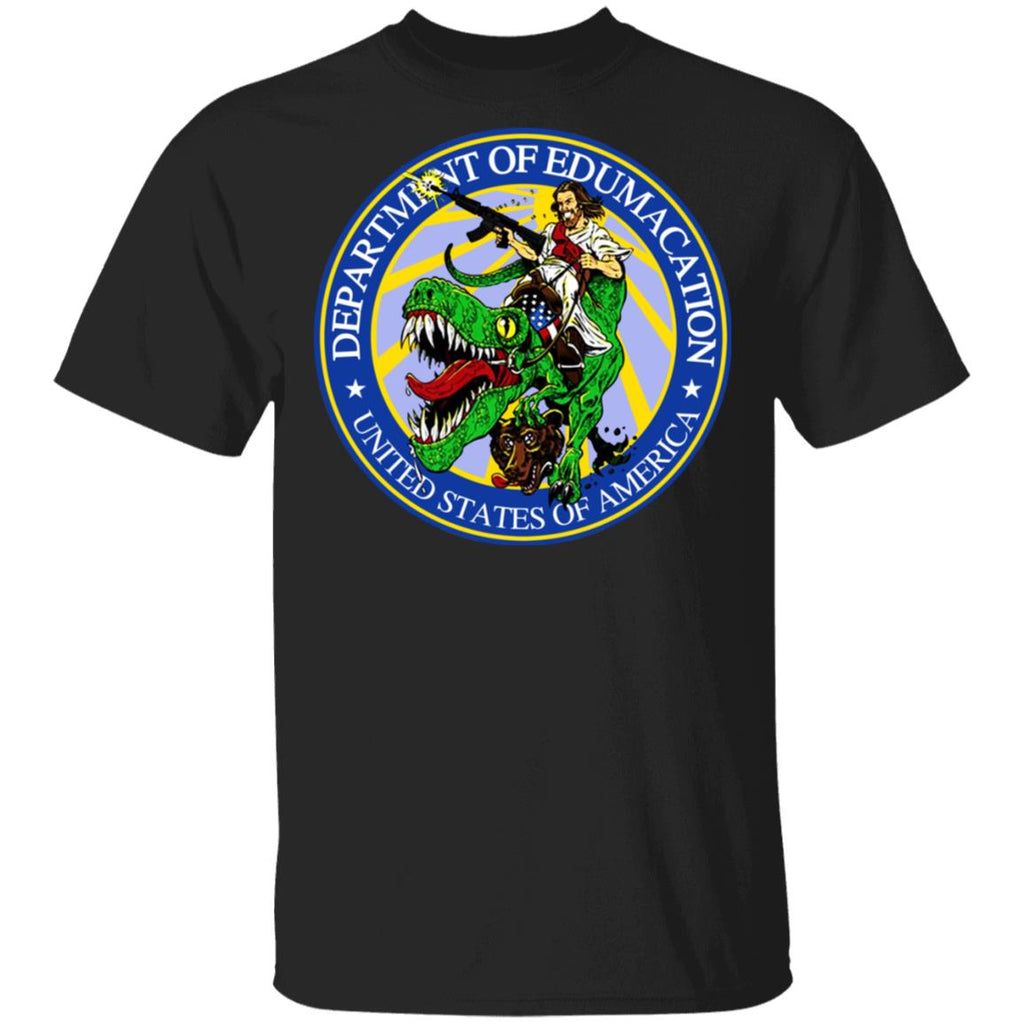 Department Of Edumacation United States Of America T-Rex Jesus Shirt, Hoodie, Tank