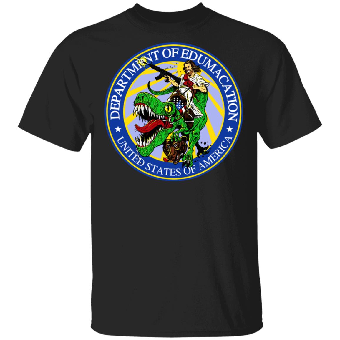 Department Of Edumacation United States Of America T-Rex Jesus Shirt, Hoodie, Tank