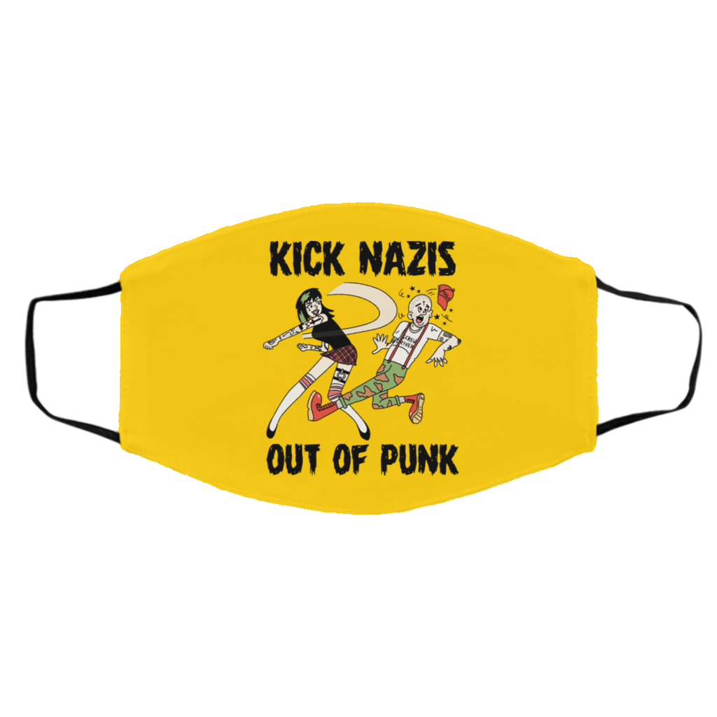 Kick Nazis Out Of Punk Face Mask
