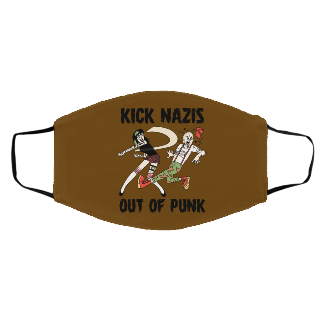 Kick Nazis Out Of Punk Face Mask