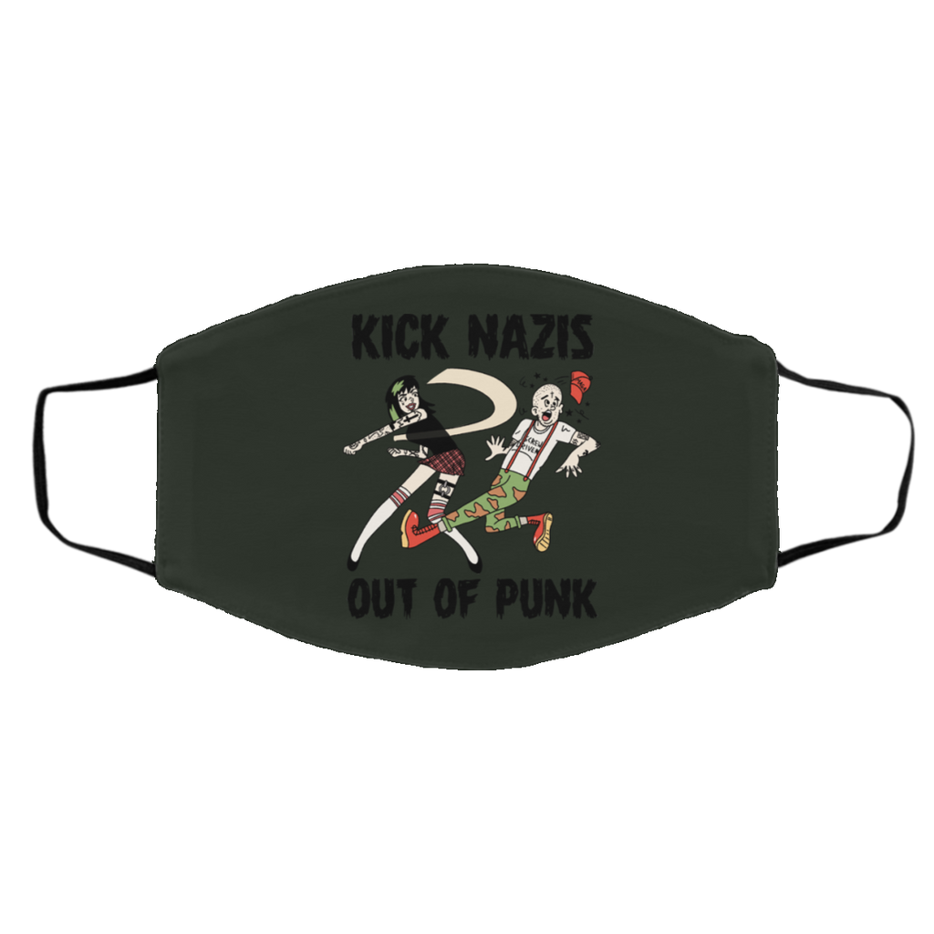 Kick Nazis Out Of Punk Face Mask