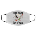 Kick Nazis Out Of Punk Face Mask