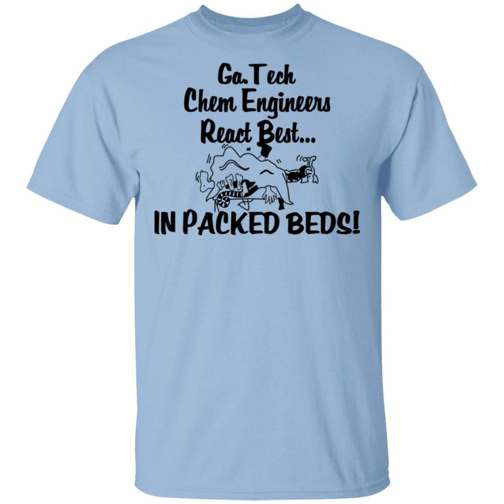 Georgia Tech Chem Engineers React Best In Packed Beds Shirt, Hoodie, Tank