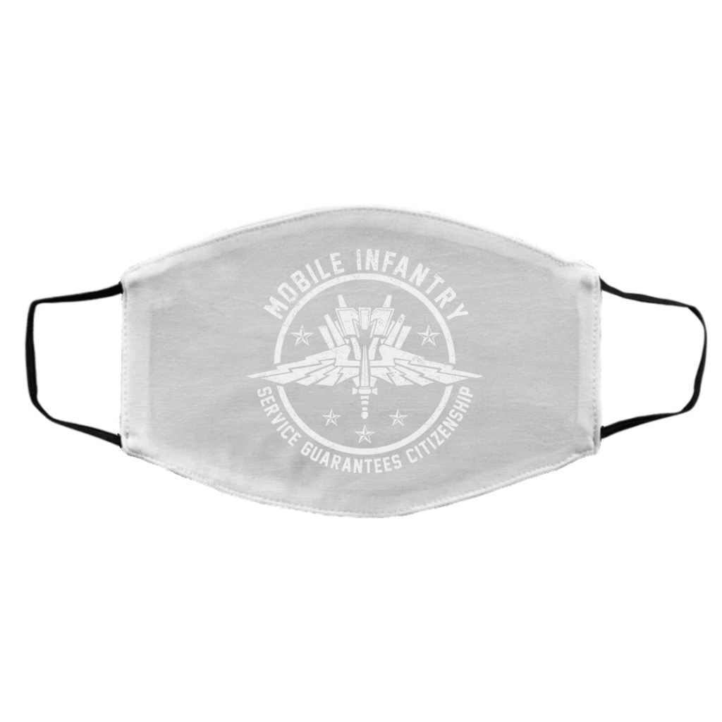 Mobile Infantry Service Guarantees Citizenship Face Mask
