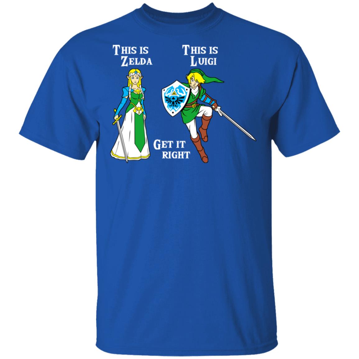 This Is Zelda This Is Luigi Get It Right Shirt, Hoodie, Tank