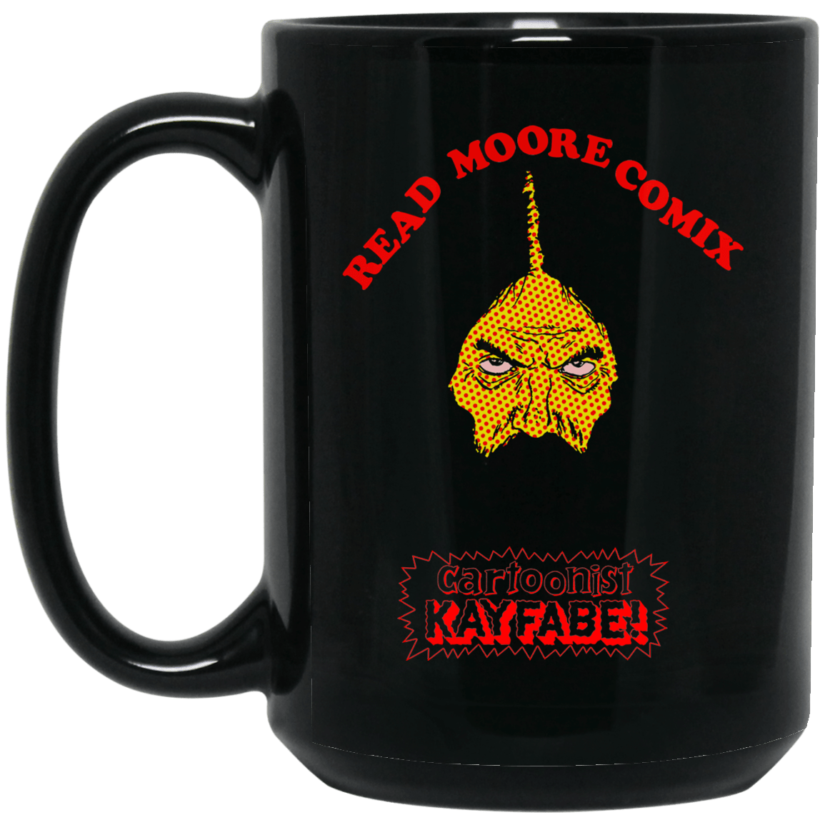 Read Moore Comix Cartoonist Kayfabe Mug
