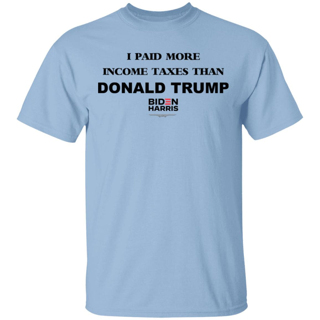 I Paid More Income Taxes Than Donald Trump Biden Harris 2020 Shirt, Hoodie, Tank