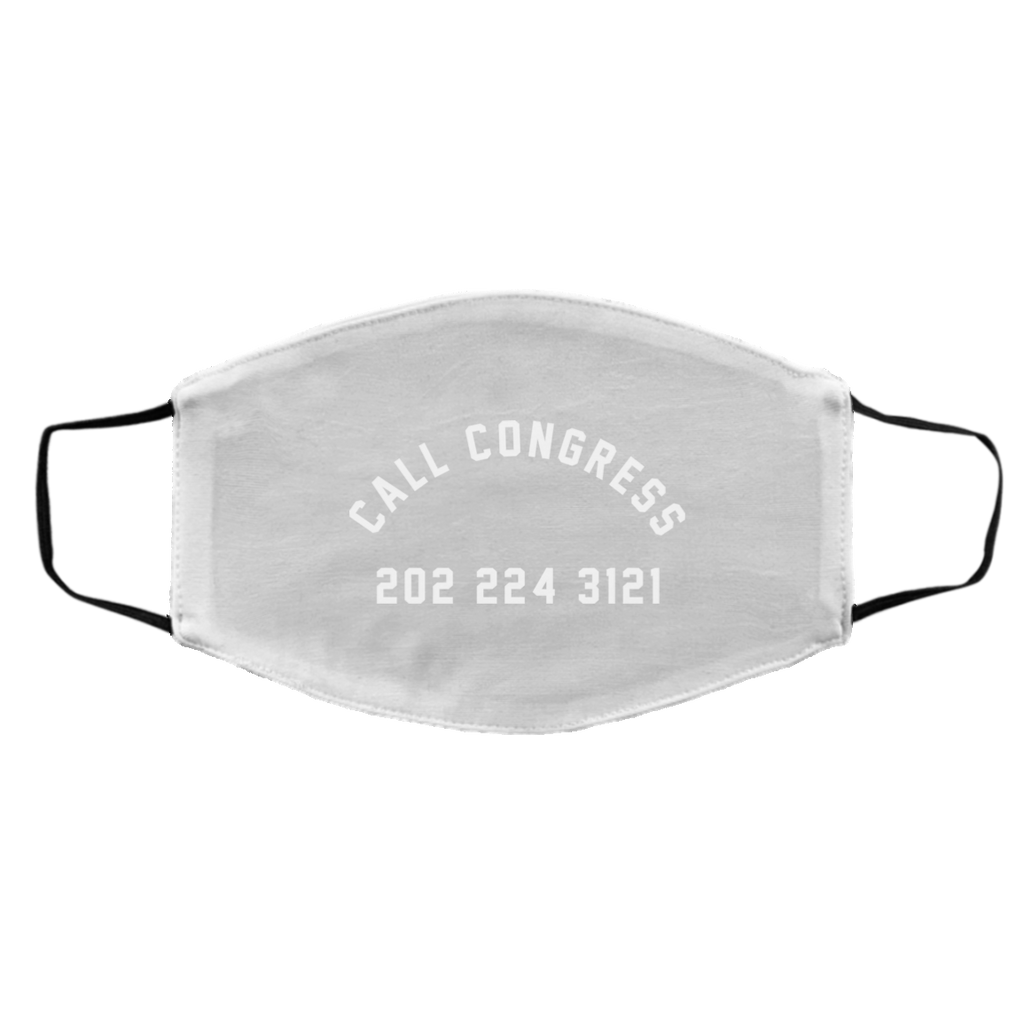 Call Congress 202 224 3121 Face Mask
