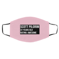 Scott Pilgrim 22 Years Old Rating Awesome Face Mask