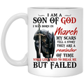 I Am A Son Of God And Was Born In March Mug