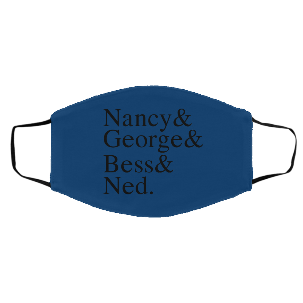 Nancy & George & Bess & Ned Face Mask