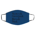 Nancy & George & Bess & Ned Face Mask