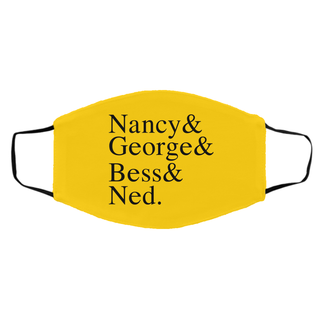 Nancy & George & Bess & Ned Face Mask