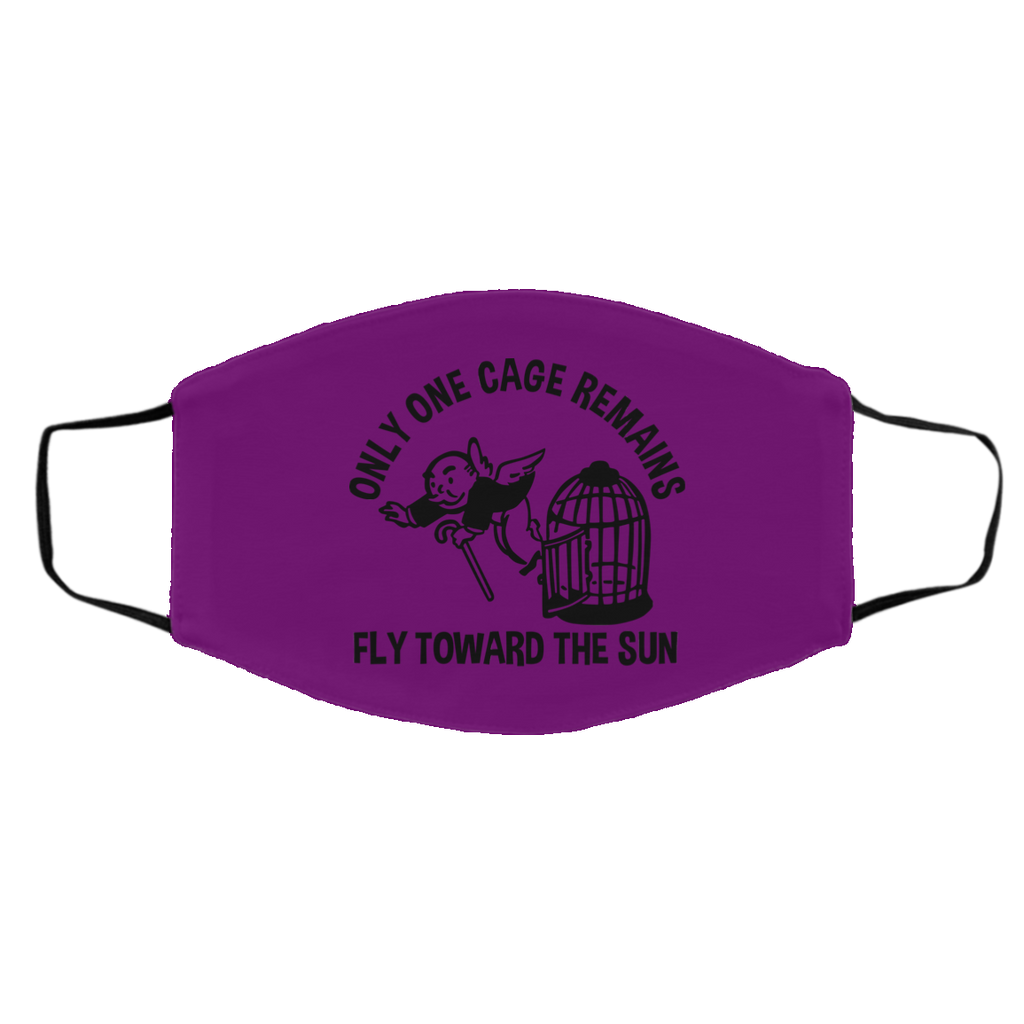 Only One Cage Remains Fly Toward The Sun Face Mask