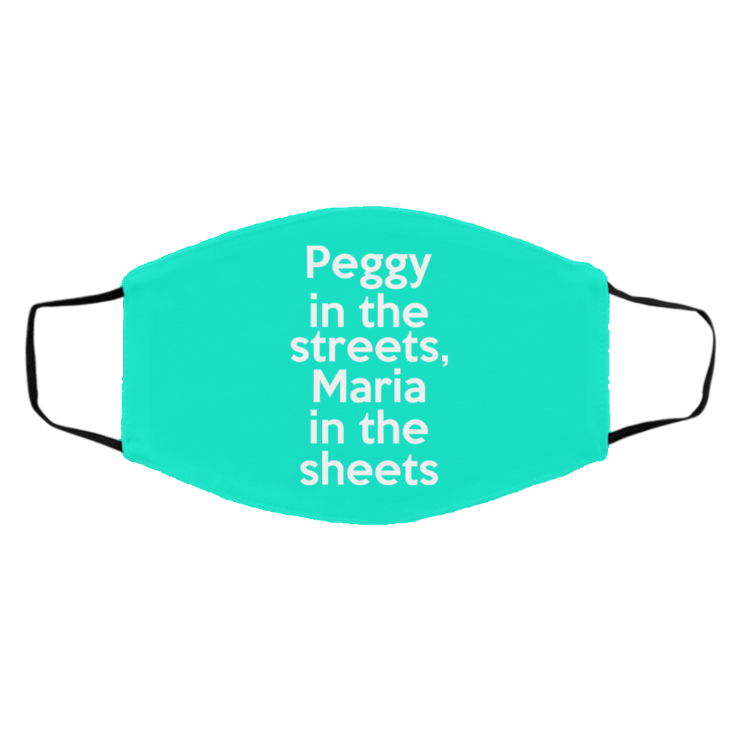 Peggy In The Streets Maria In The Sheets Face Mask