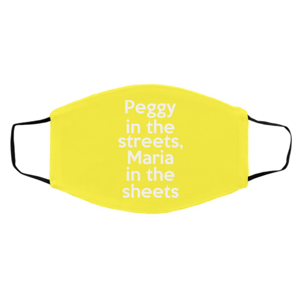 Peggy In The Streets Maria In The Sheets Face Mask