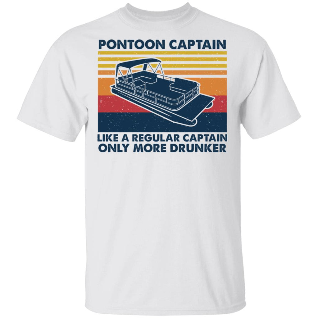 Pontoon Captain Like A Regular Captain Only More Drunker Shirt, Hoodie, Tank