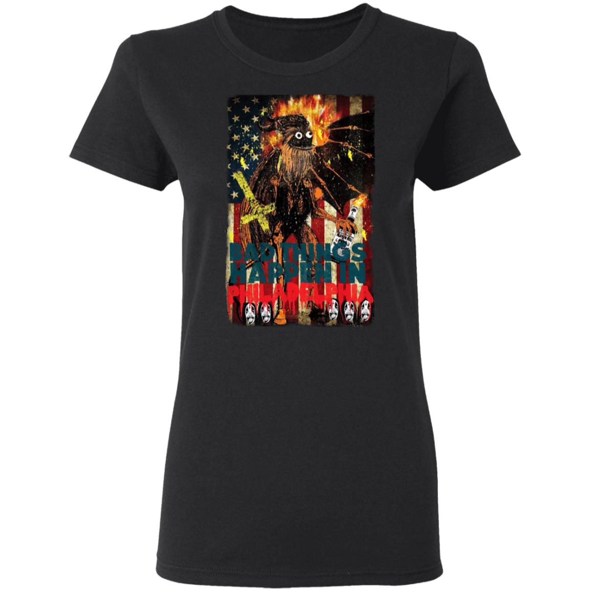 Gritty Bad Things Happen In Philadelphia Shirt, Hoodie, Tank