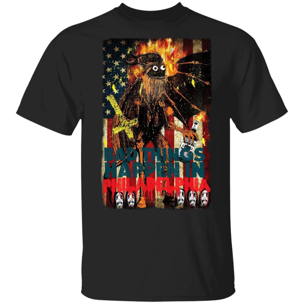 Gritty Bad Things Happen In Philadelphia Shirt, Hoodie, Tank